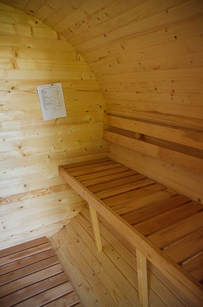 Sauna ogrodowa thermo drewno 2m + daszek 0.4 m VestHouse