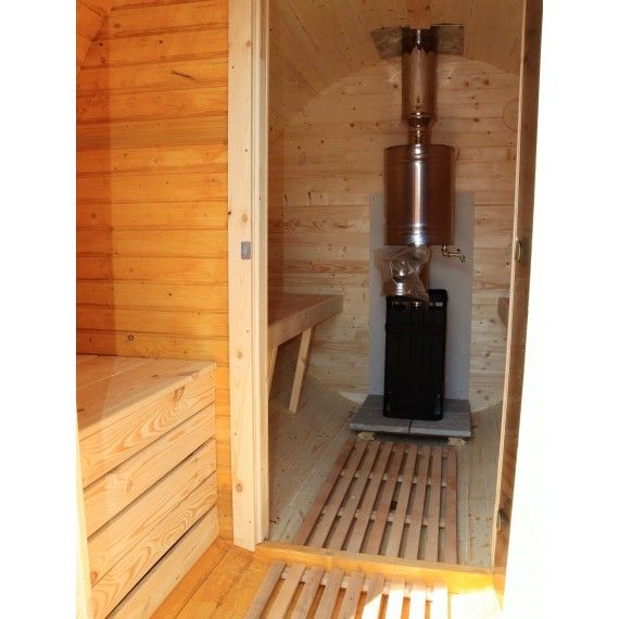 Sauna ogrodowa thermo drewno 2m + daszek 0.4 m VestHouse