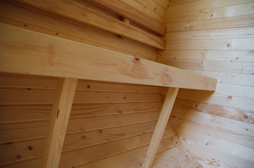 Sauna ogrodowa do samodzielnego montażu, świrek 2m + ganek 0.4m VestHouse