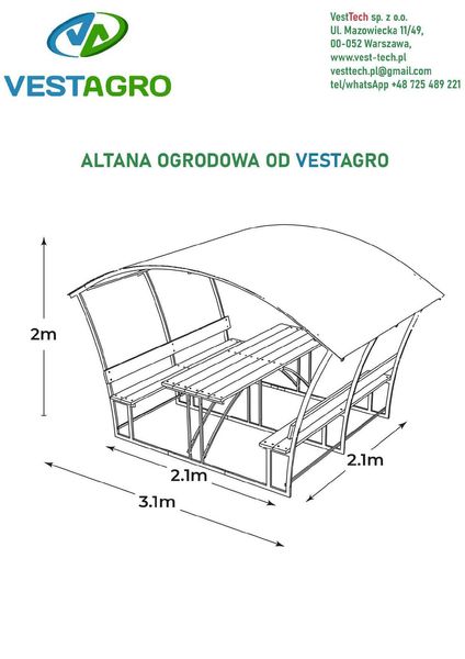 Altana z poliwęglanu