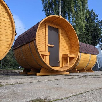 Sauna ogrodowa świerk 2m + ganek 0.4 m VestHouse