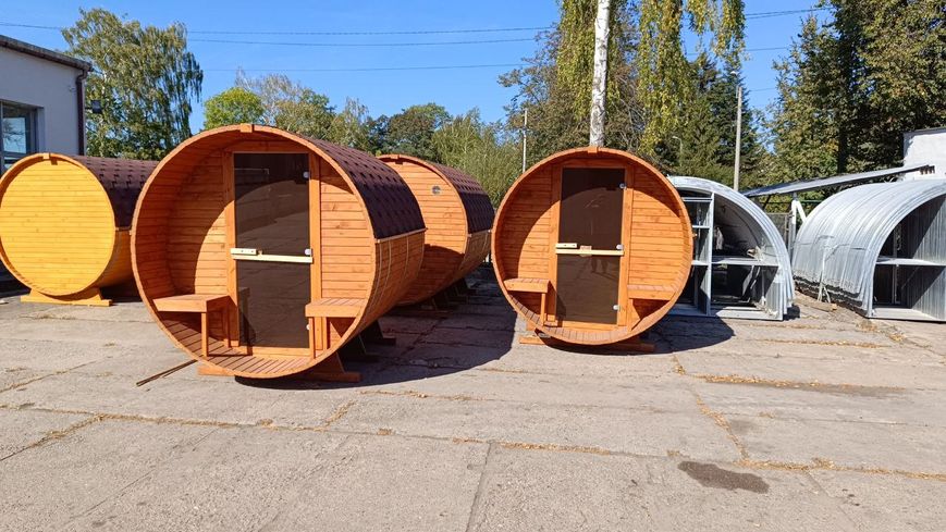 Sauna ogrodowa świerk 2m + ganek 0.4 m VestHouse