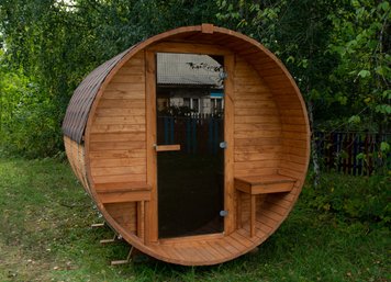 Sauna ogrodowa thermo drewno 2m + ganek 0.4 m VestHouse