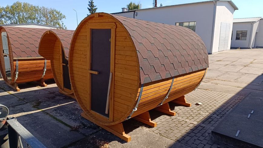 Sauna ogrodowa świerk 2m + daszek 0.4 m VestHouse