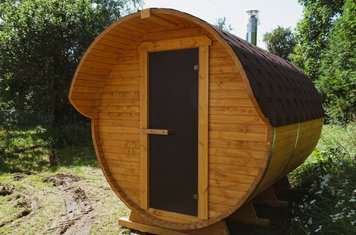 Sauna ogrodowa thermo drewno 3m, przedsionek + daszek VestHouse